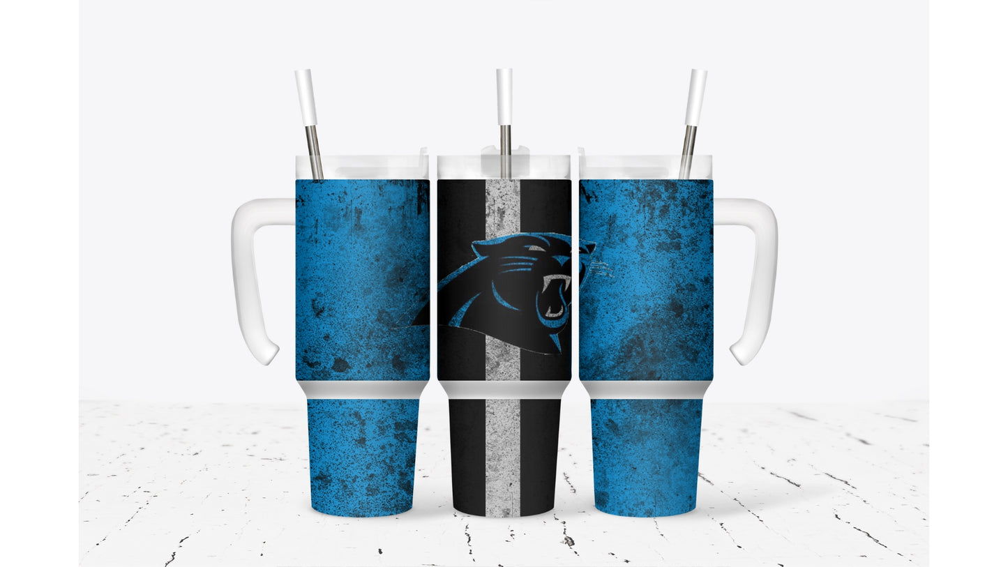 Panthers Smudged Tumbler
