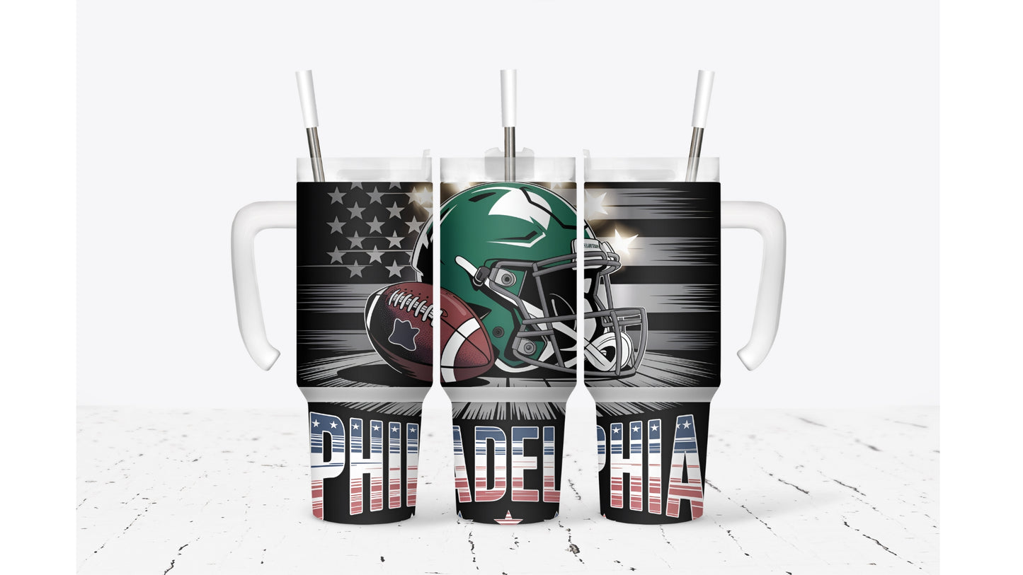 Philadelphia Helmet Tumbler