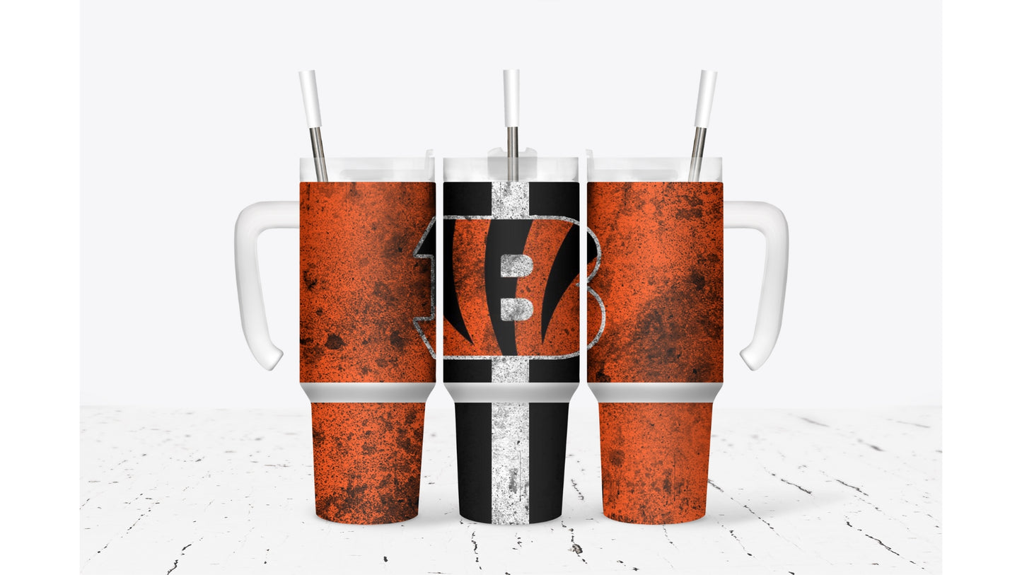 Bengals Smudged Tumbler