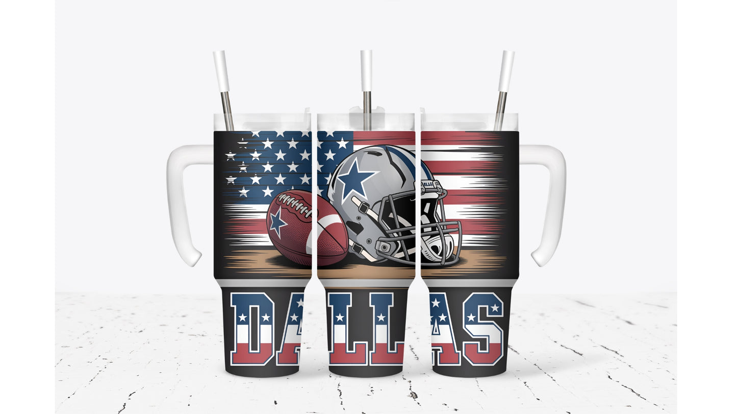 Dallas Helmet Tumbler