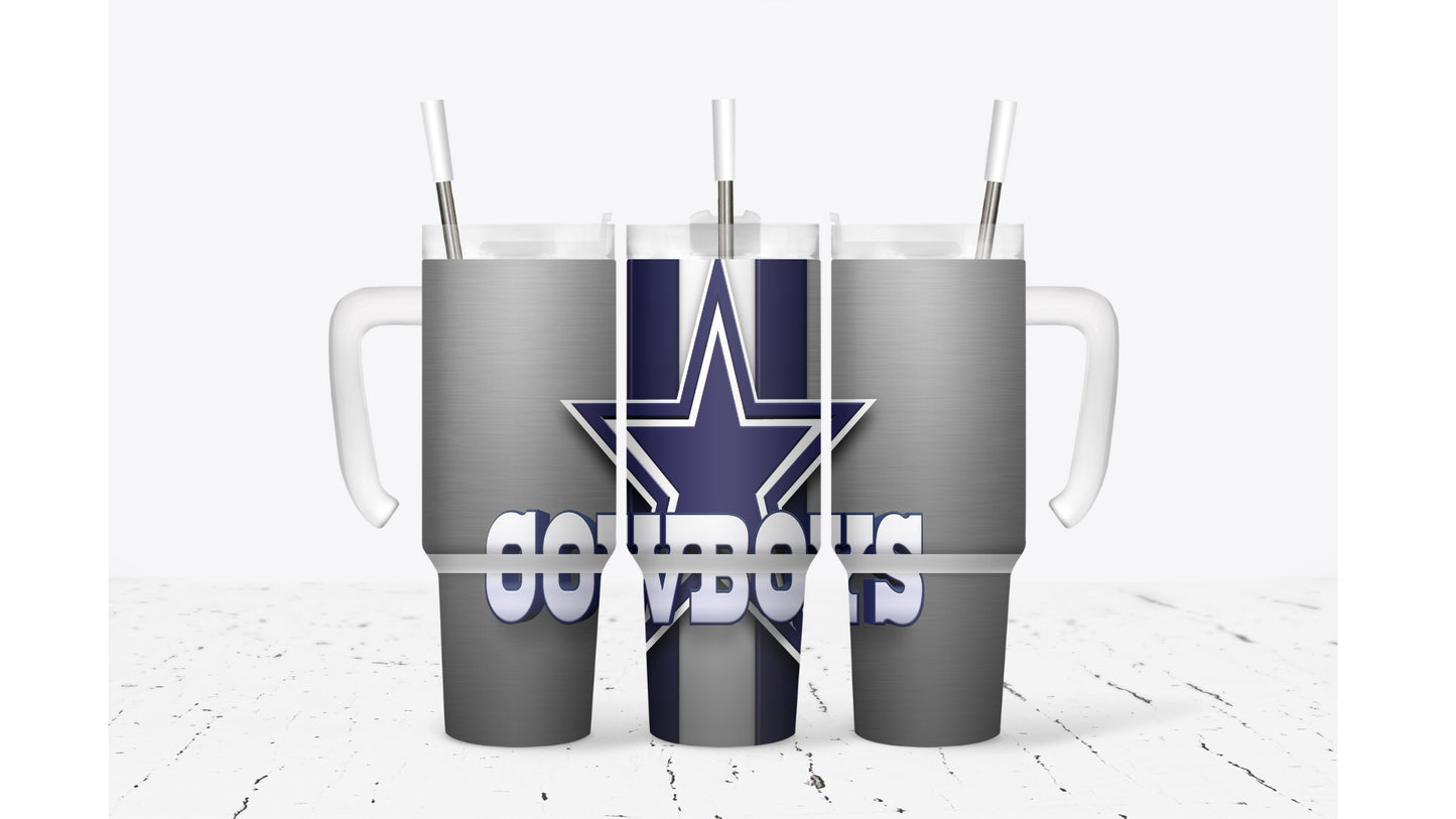 Cowboys Simple Tumbler