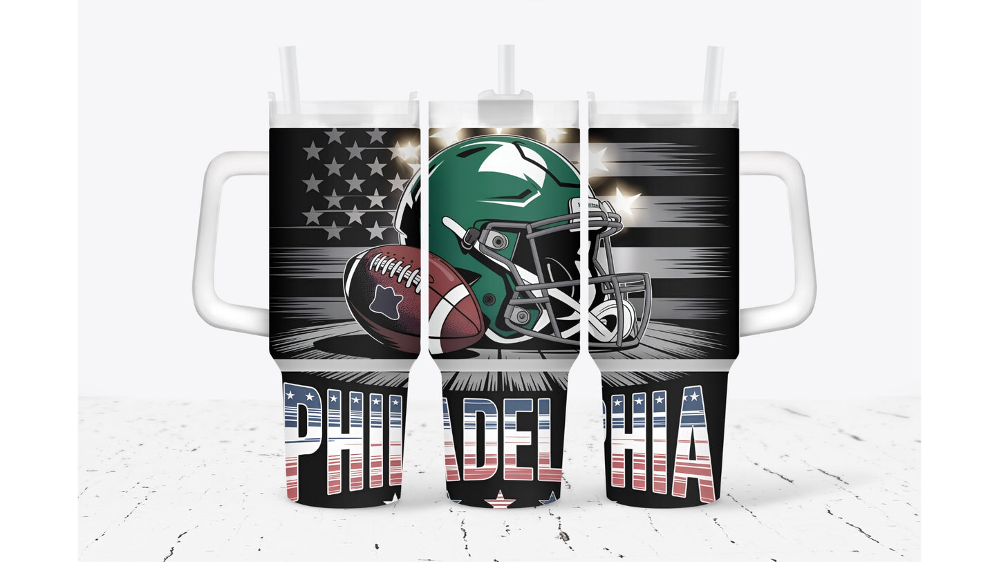 Philadelphia Helmet Tumbler
