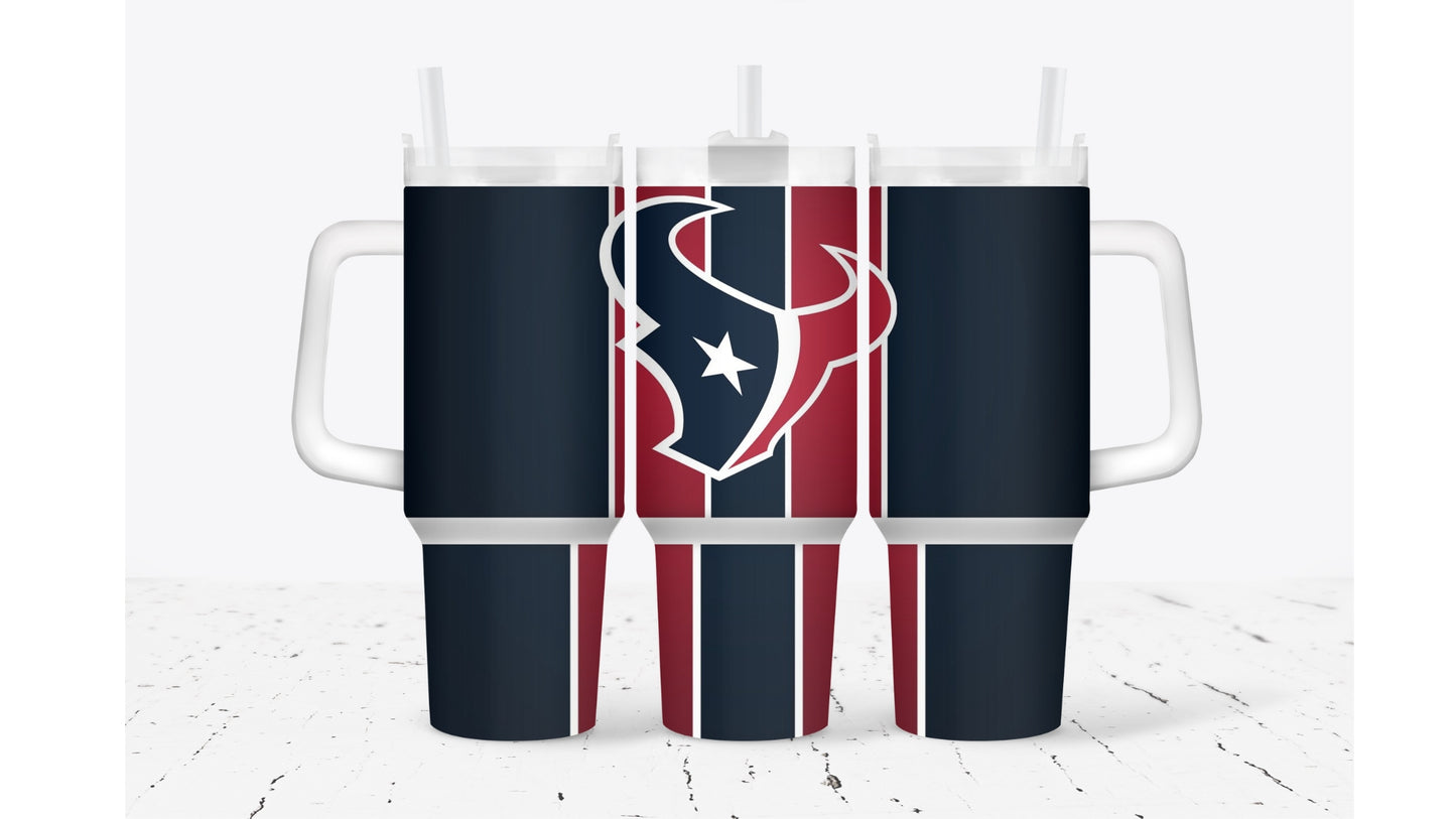 Texans Stripe Tumbler