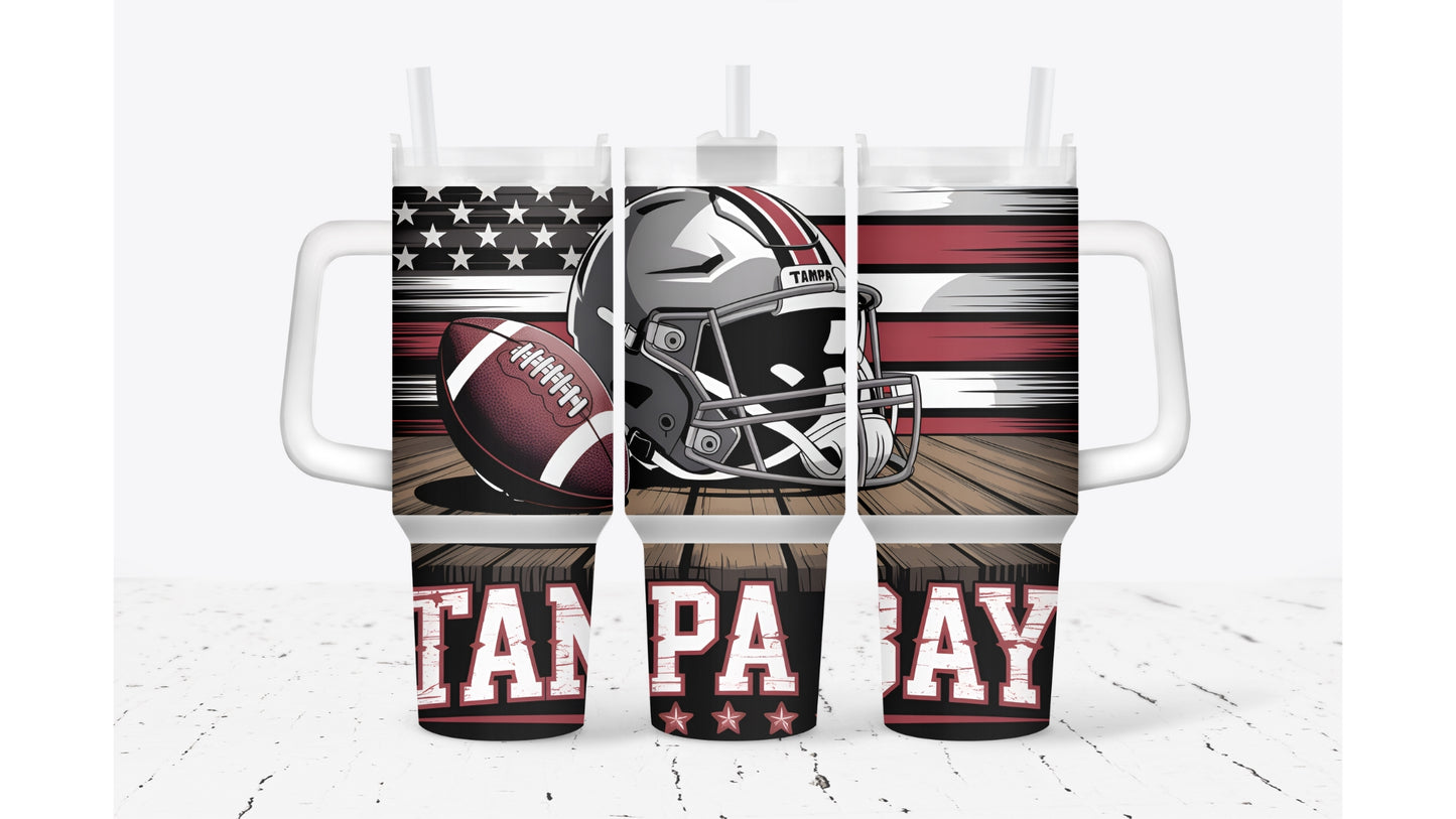 Tampa Bay Helmet Tumbler