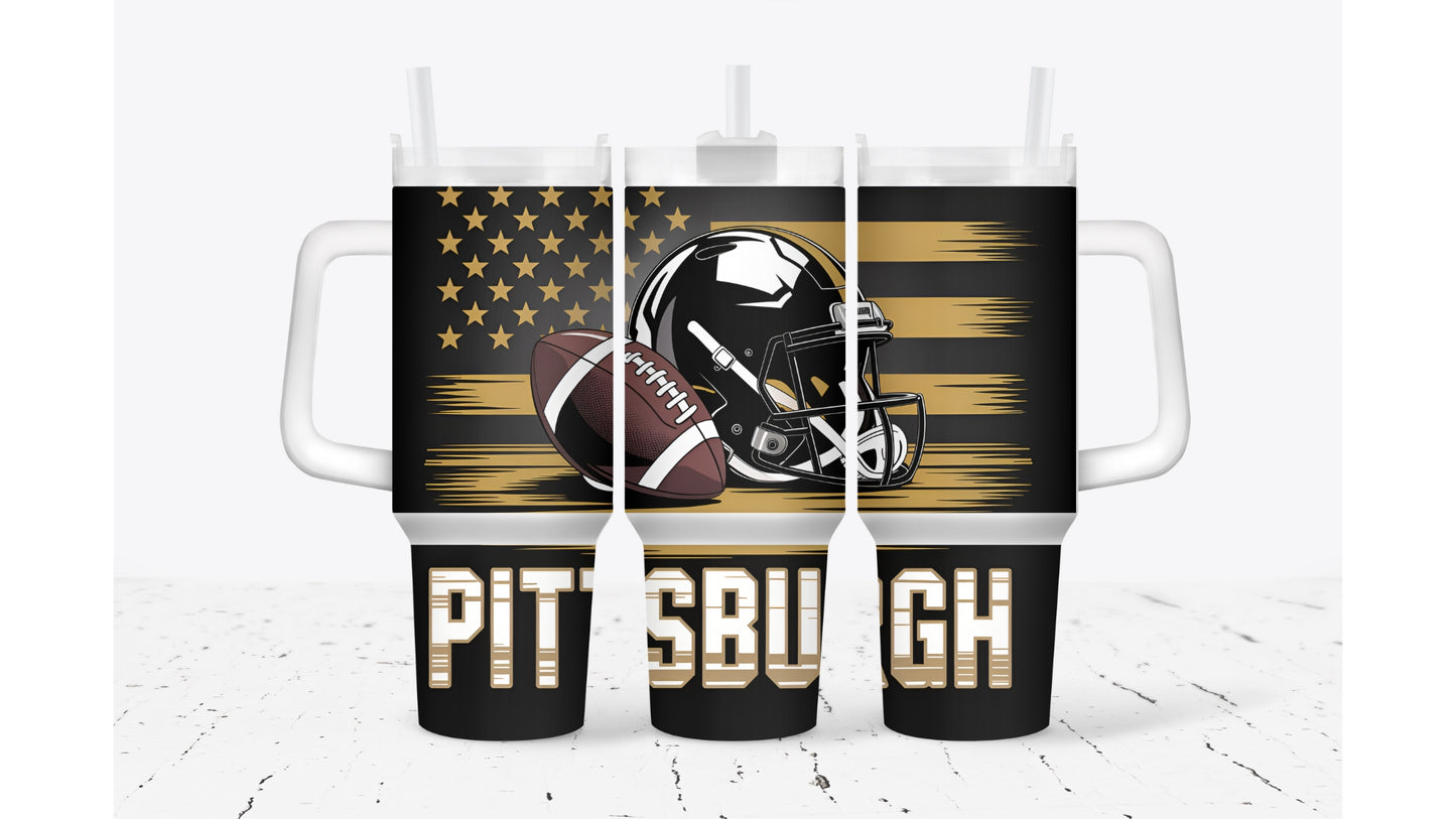 Pittsburg Helmet Tumbler