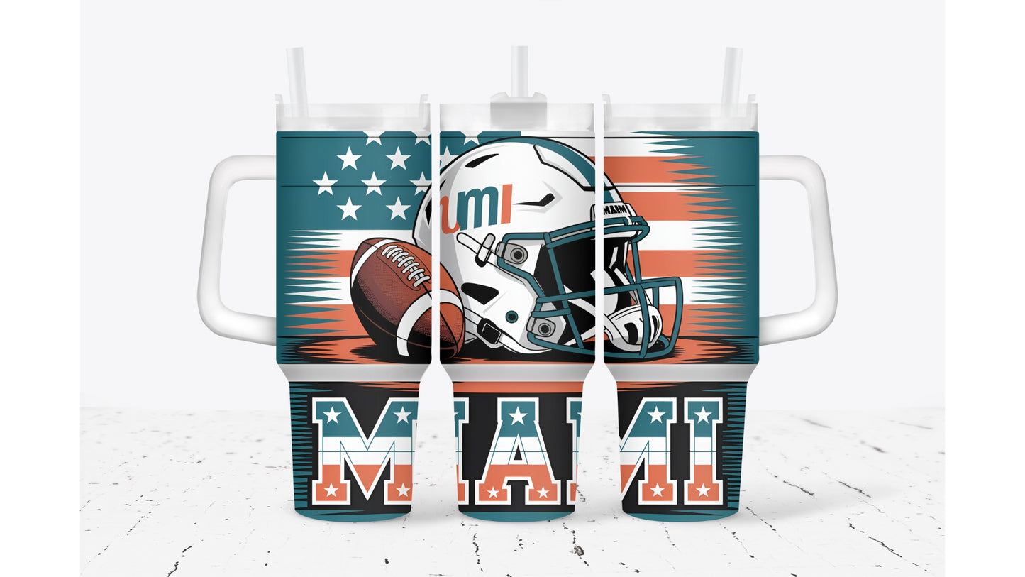 Miami Helmet Tumbler