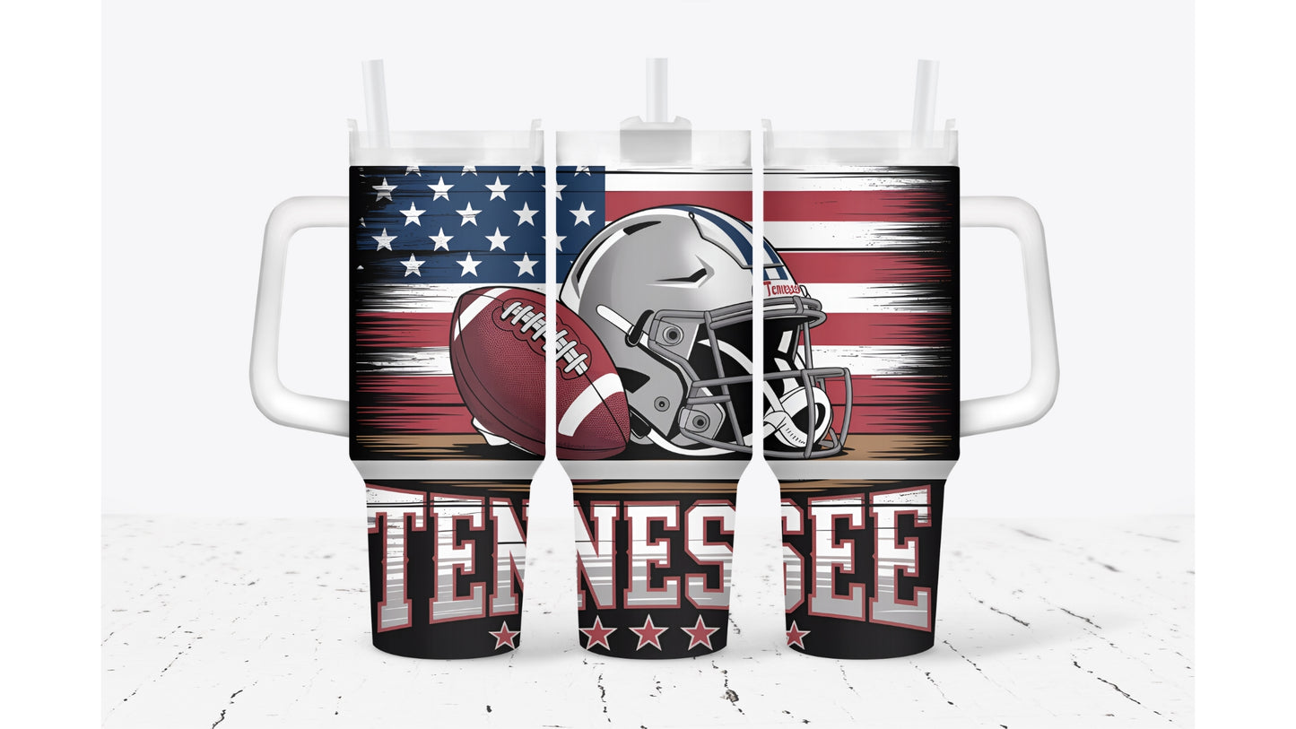 Tennessee Helmet Tumbler