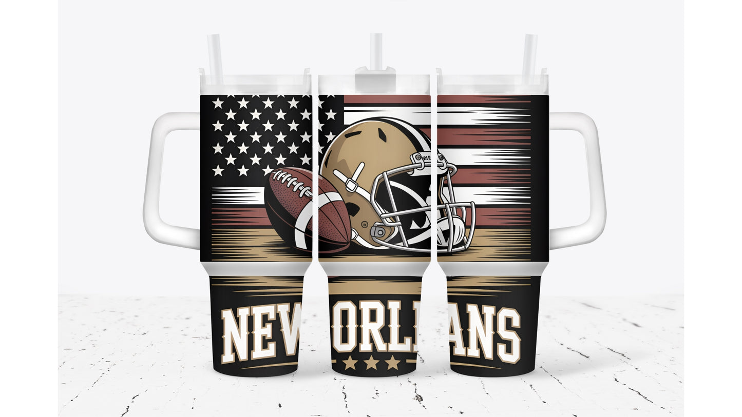 New Orleans Helmet Tumbler